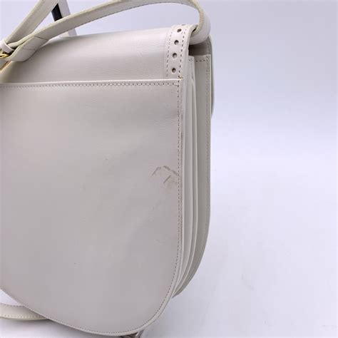 Chanel Borsa a Tracolla Vintage in Pelle Col. Bianco 2.55 